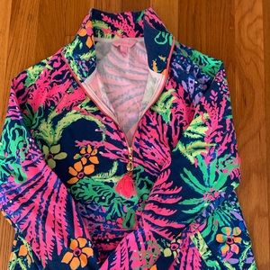 Lilly Pulitzer UPF 50+ skipper printed popover